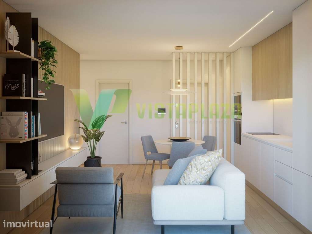 Apartamento T1 novo com garagem no centro de Portimão - Grande imagem: 5/24