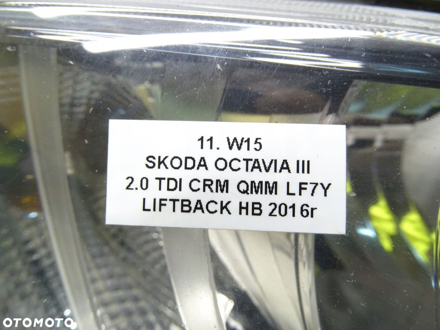 LAMPA REFLEKTOR PRAWA PRAWY PRZÓD PRZEDNIA SKODA OCTAVIA II LIFT 5E2941016 - 11