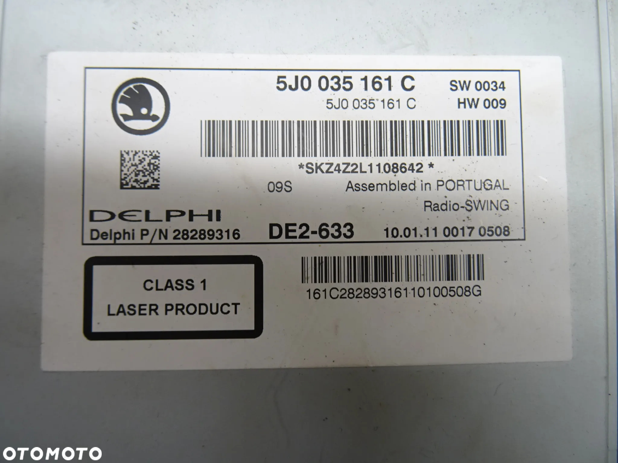 SKODA FABIA II 10-14 1.2 TDI RADIO 5J0035161C - 6