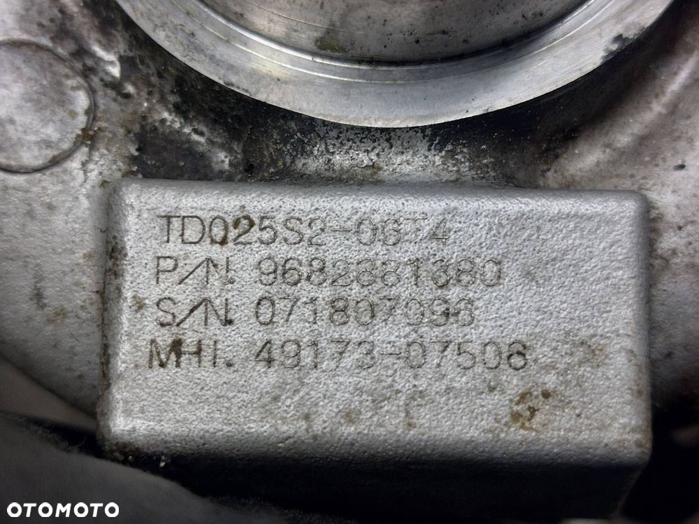 TURBOSPRĘŻARKA TURBINA PEUGEOT PARTNER I BERLINGO I LIFT 1.6 HDI 9682881380 - 7