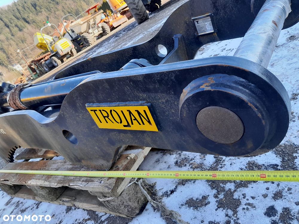 Łapa dociskowa hydrauliczna, chwytak wyburzeniowy, kciuk, pazur do koparki fi80mm. - 3