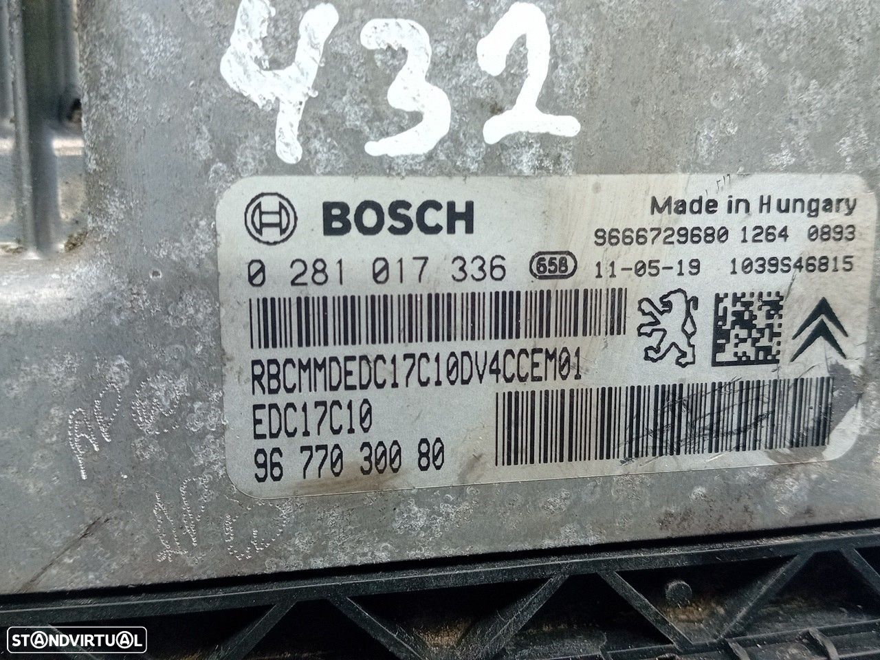 Centralina motor / ECU PEUGEOT 207 (WA_, WC_) - 4