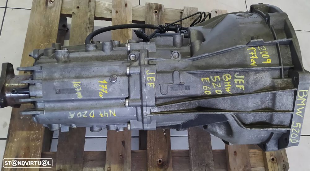 Bmw caixa velocidades 520D 177cv ano 2009 ref: JEF GS6-53DZ N47D20A - 1