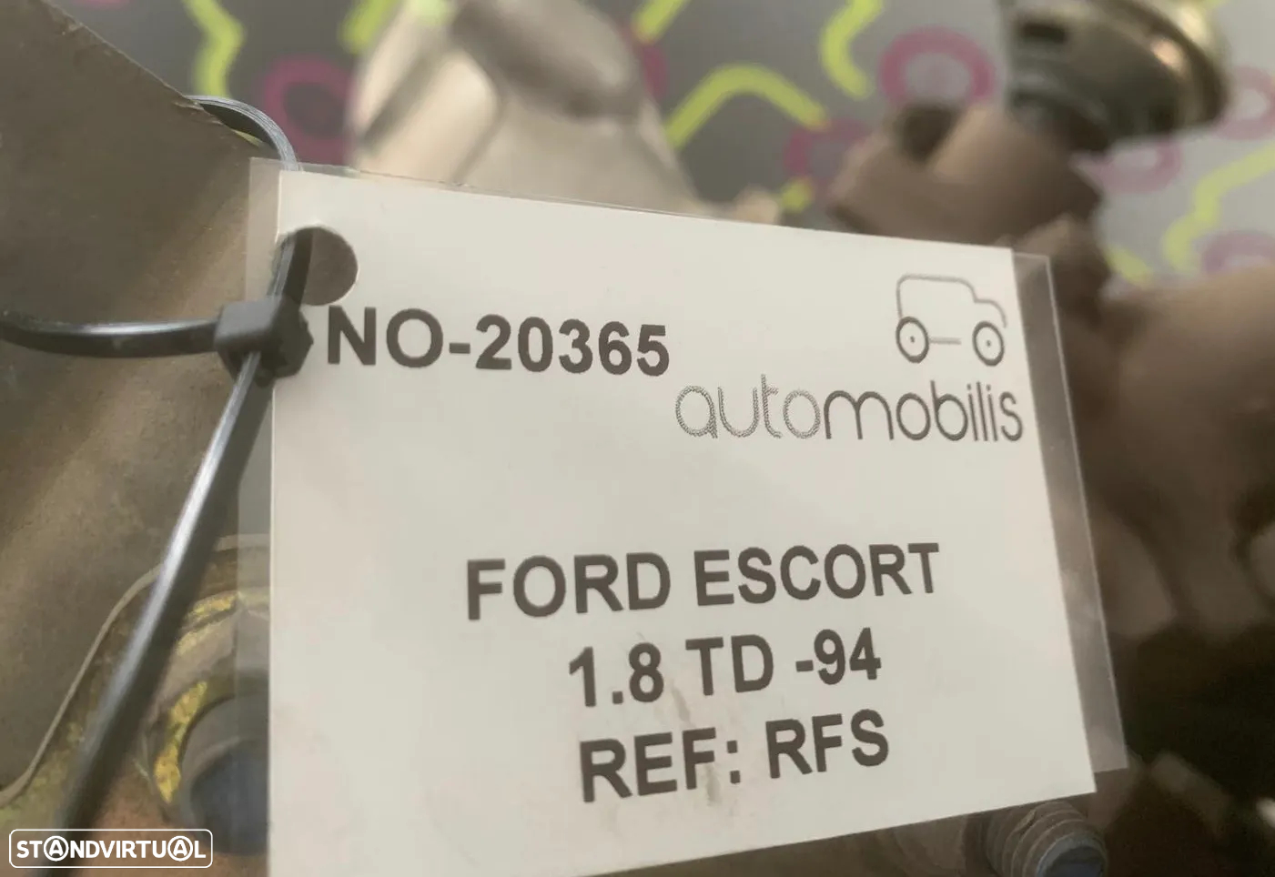 Motor FORD ESCORT BERL./TURNIER 1.8 Turbo Diesel Ref - RFS NO-20365 - 6