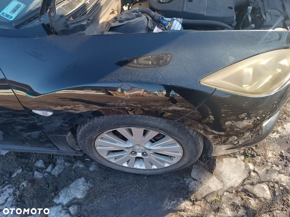 MAZDA 6 GH 2009R KOMPLETNY PRZÓD CZARNY BN9RA MASKA ZDERZAK PAS CZOŁOWY KOMPLETNY BŁOTNIK LAMPY EUROPA - 3