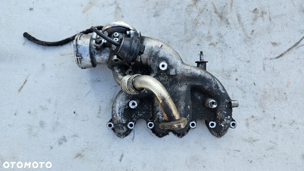 Kolektor ssący zawór rurka EGR VW Passat B5 FL Audi A4 B6 1,9 TDI 038129713AJ - 1