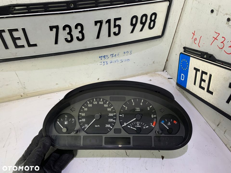 LICZNIK ZEGARY 6940868 BMW E46 BENZYNA EUROPA - 1