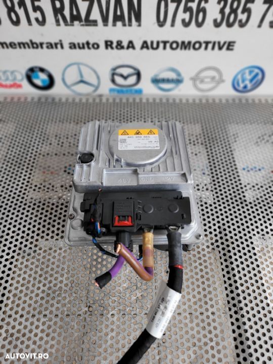 Invertor Transformator 12V-48V Audi Vw Porsche Hybrid Dupa 2018 A6 A7 A8 Q7 Q8 Touareg Cayenne - 1