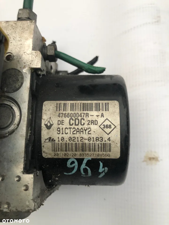 Pompa ABS Renault Laguna III 476600047R  91CT2AAY2 - 3