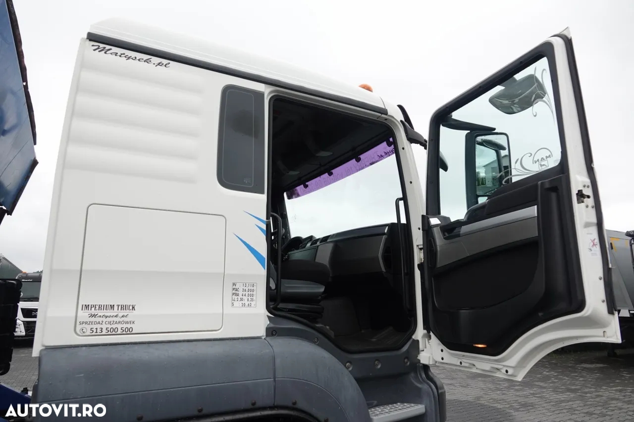 MAN TGS 26.360 / 6x4 / 2 FETE TIPPER / HYDROBRA / BORDMATIC / IMPORTAT - 36