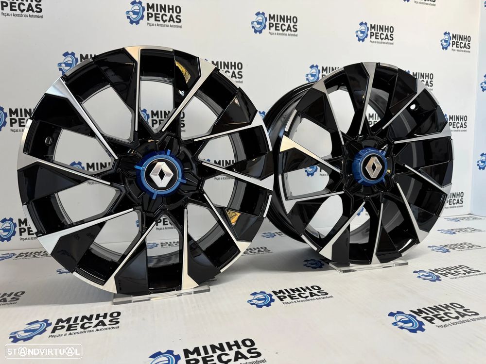 Jantes Look Renault Clio em 16 (4x100) Preto Polido - 3
