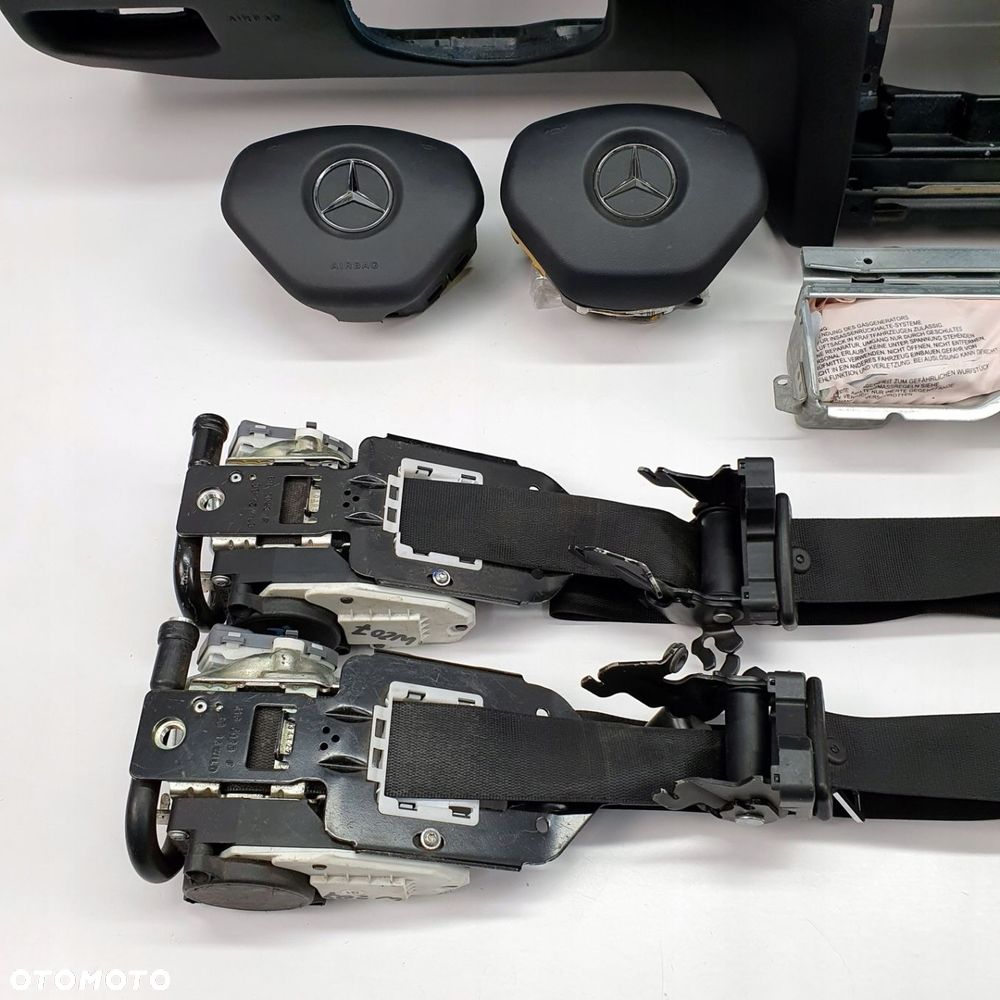 MERCEDES E KLASA W207 DESKA ROZDZIELCZA KONSOLA KOKPIT PULPIT PODUSZKI AIRBAG AIR BAG PASY KIT SET - 9