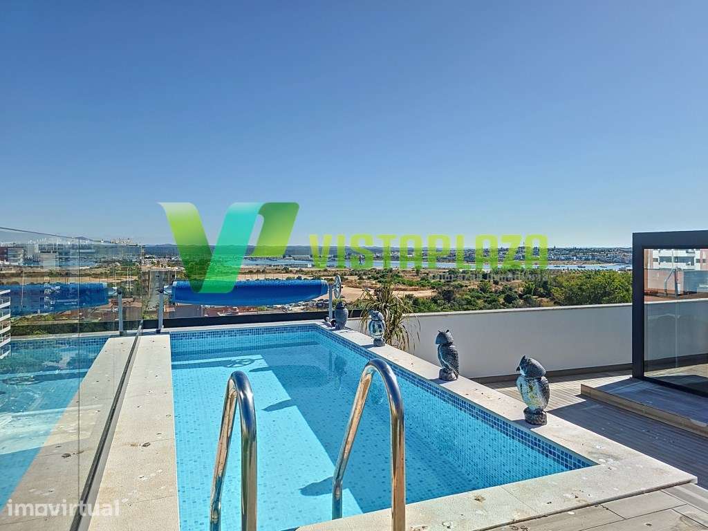 Penthouse de Luxo na Praia da Rocha com Vista Rio e Piscina Privada - Grande imagem: 2/32