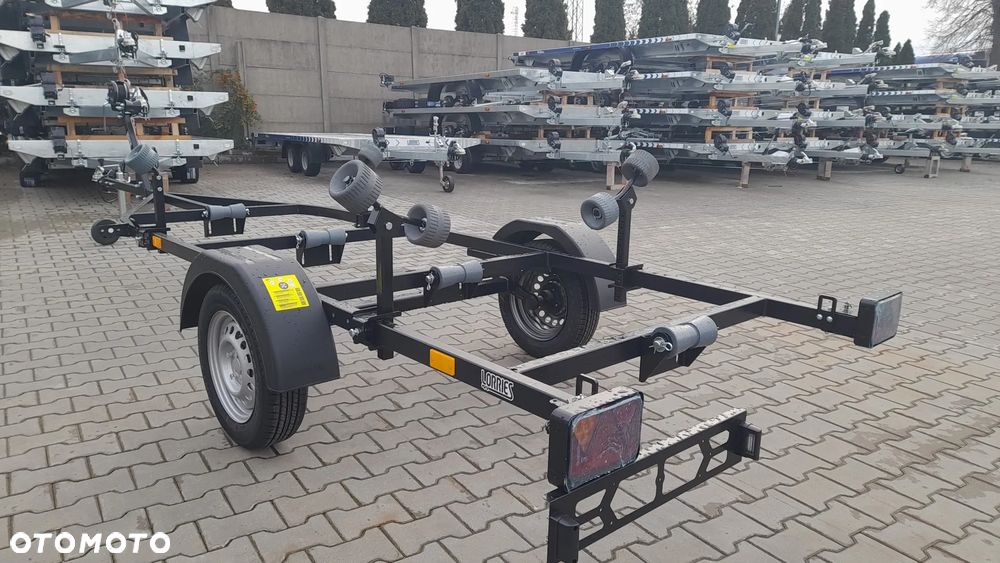 Lorries Przyczepa PP75-5916 pod łódź odchylane światła LED  lekka - 5