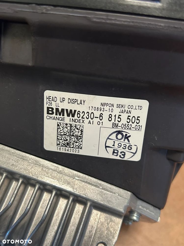 BMW F26 X4 WYŚWIETLACZ HUD 6815505 - 3