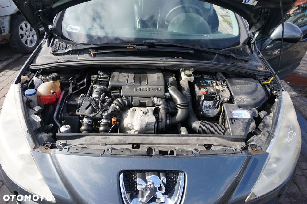 PEUGEOT 308 I T7 5D HB 2008 KTPD 1.6 HDI DV6TED4 110KM 20EA01 20EA32 SZARY na części - 9