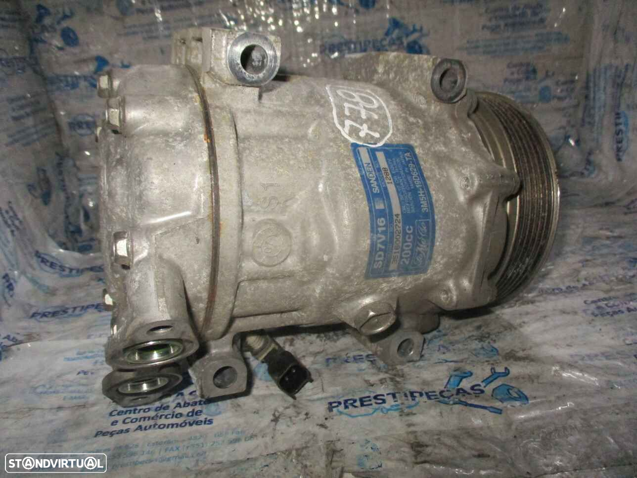 Compressor AC SD7V16   3M5H19D629TA VOLVO S40 2007 1.6D - 3