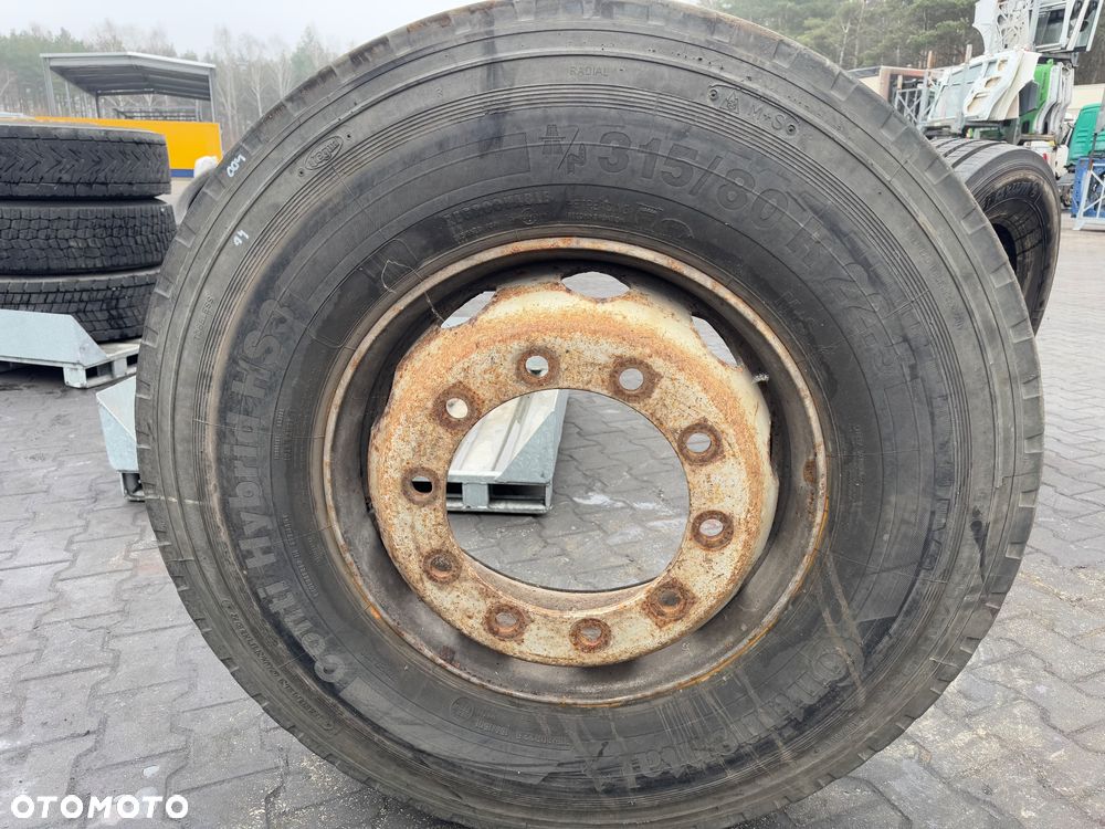 Kompletne koło, felga, opona Continental Conti Hybrid HS3 315/80 R22,5 - 1