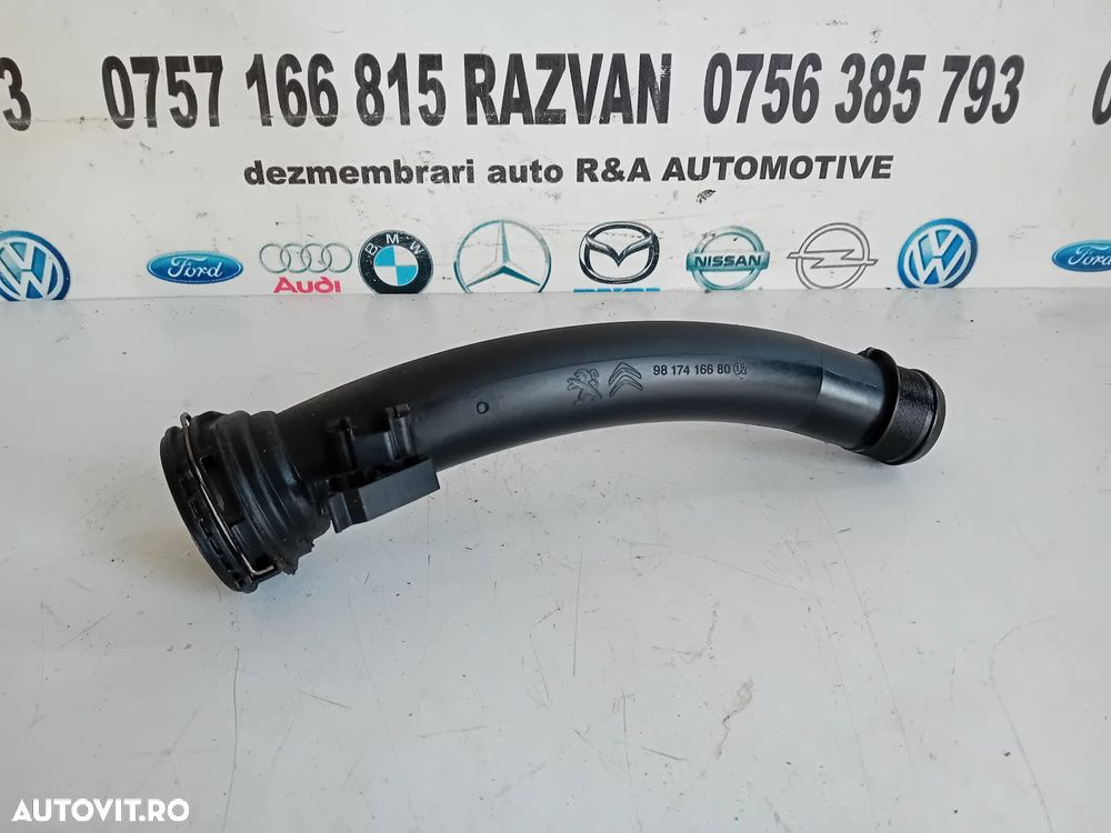 Furtun Conducta Intercooler Peugeot 2008 1.2 Benzina An 2019-2025 Cod 9817416680 - 2