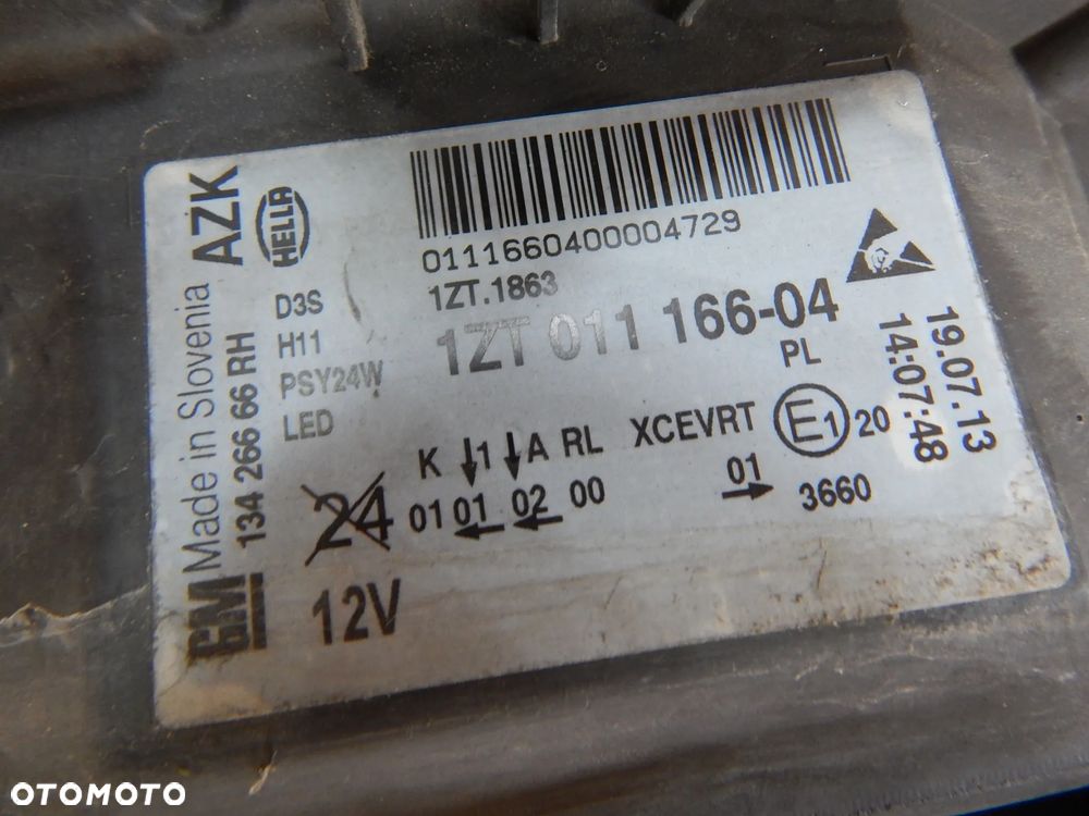 Lampa prawy przód LED xenon skrętny Opel Insignia A 13-17 LIFT Łuków części - 11