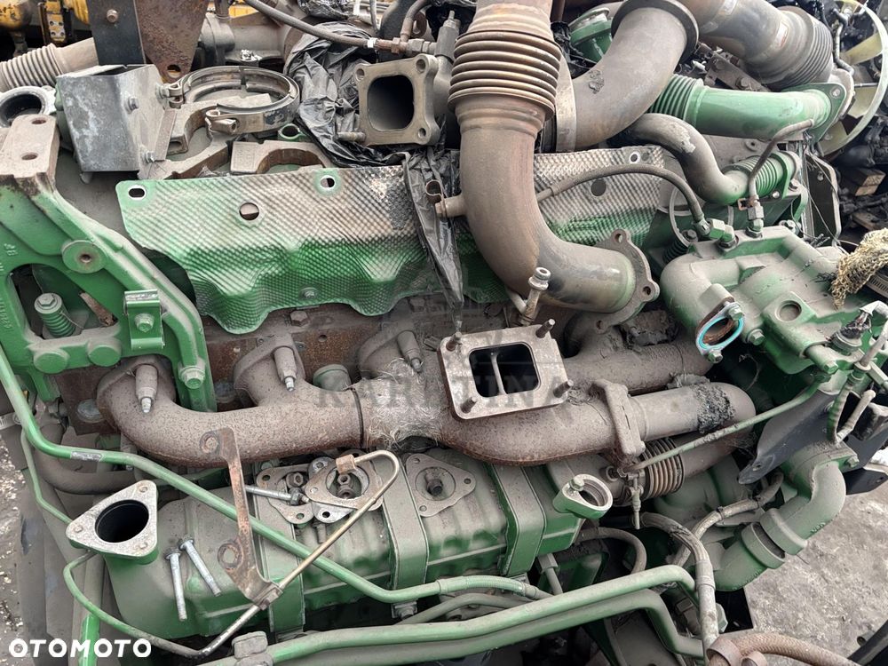 John Deere 6135RW405 Silnik Słupek Blok Kolektor Miska Olejowa Wał Koło Zamachowe Obudowa CZĘŚCI - 3