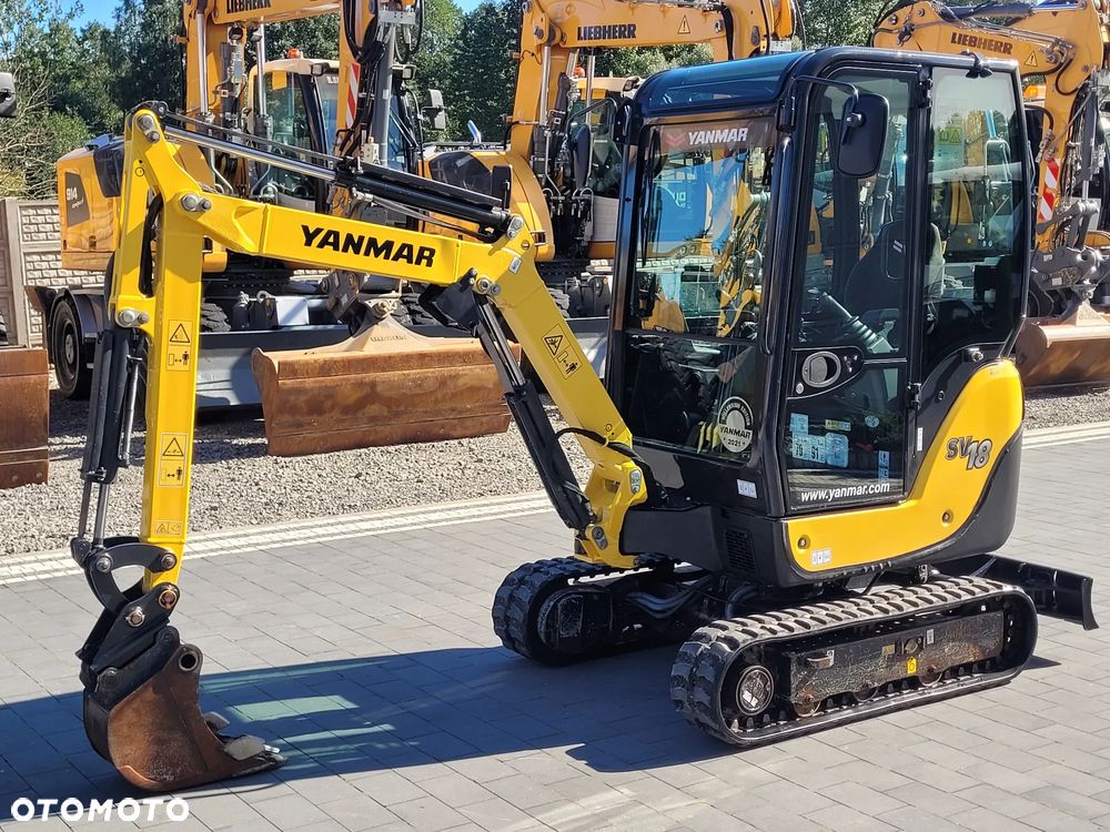 Yanmar SV18 / 1900h / sprowadzona / 2 łyżki / - 2