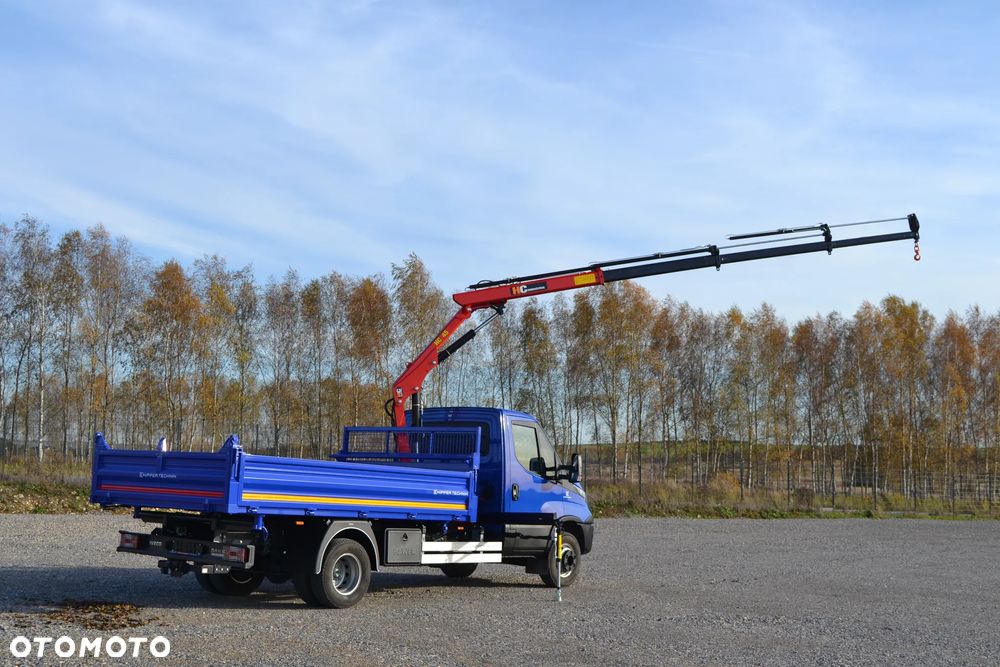 Iveco Daily 72C18 70C18 Nowy 3-stronny WYWROT Kiper Wywrotka Nowy HDS Żuraw HC 45A3 Dźwig Fassi F40 - 23
