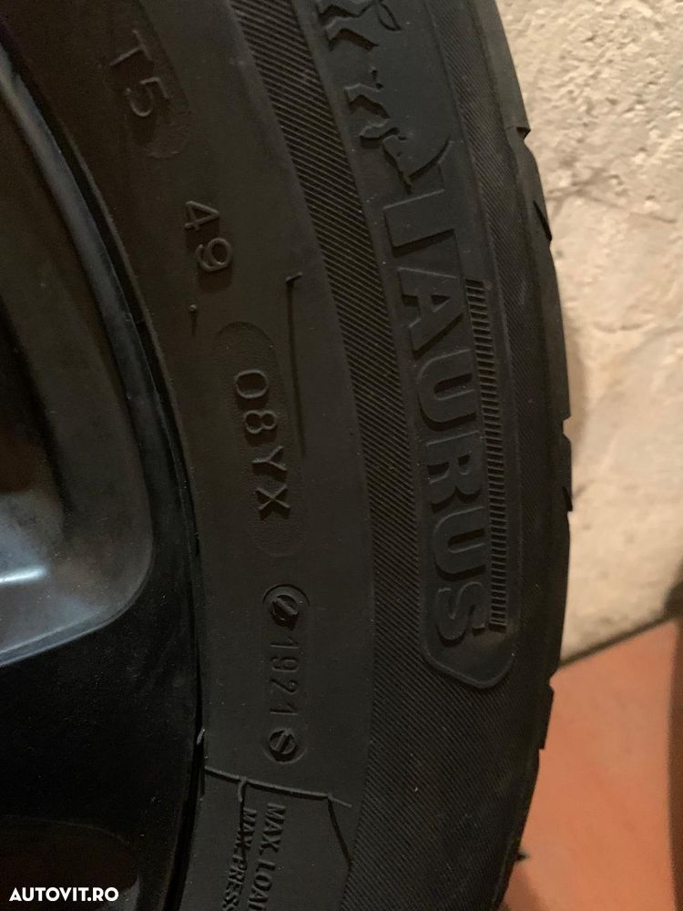 Jante CMS negre + anvelope vară 215/60 R16 99V – stare perfectă!!! - 3