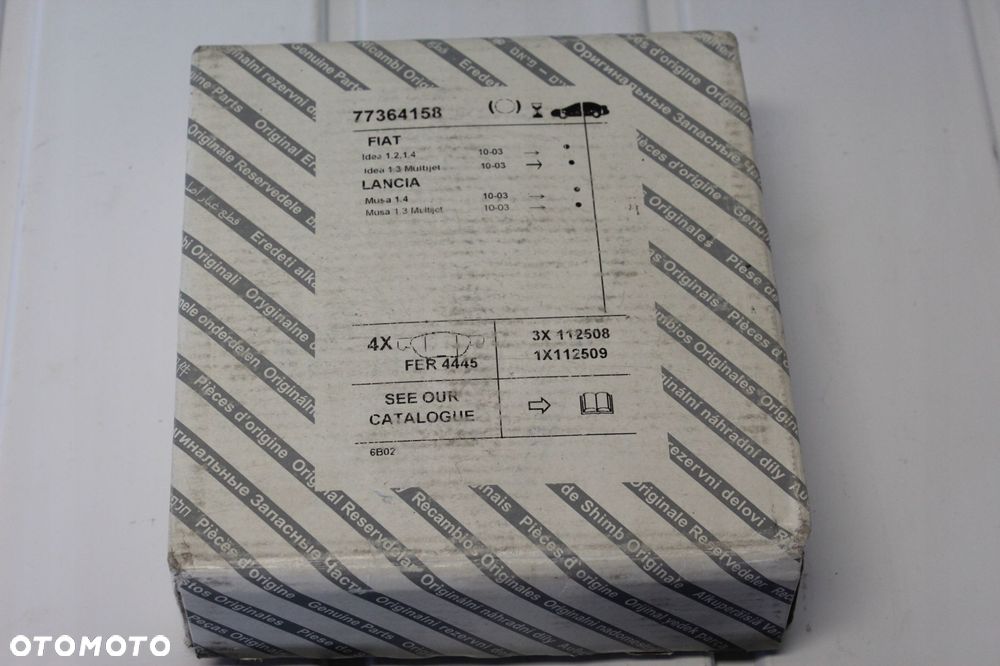 klocki hamulcowe przód przednie fiat alfa citroen opel pugeot oryg 77364158 - 2