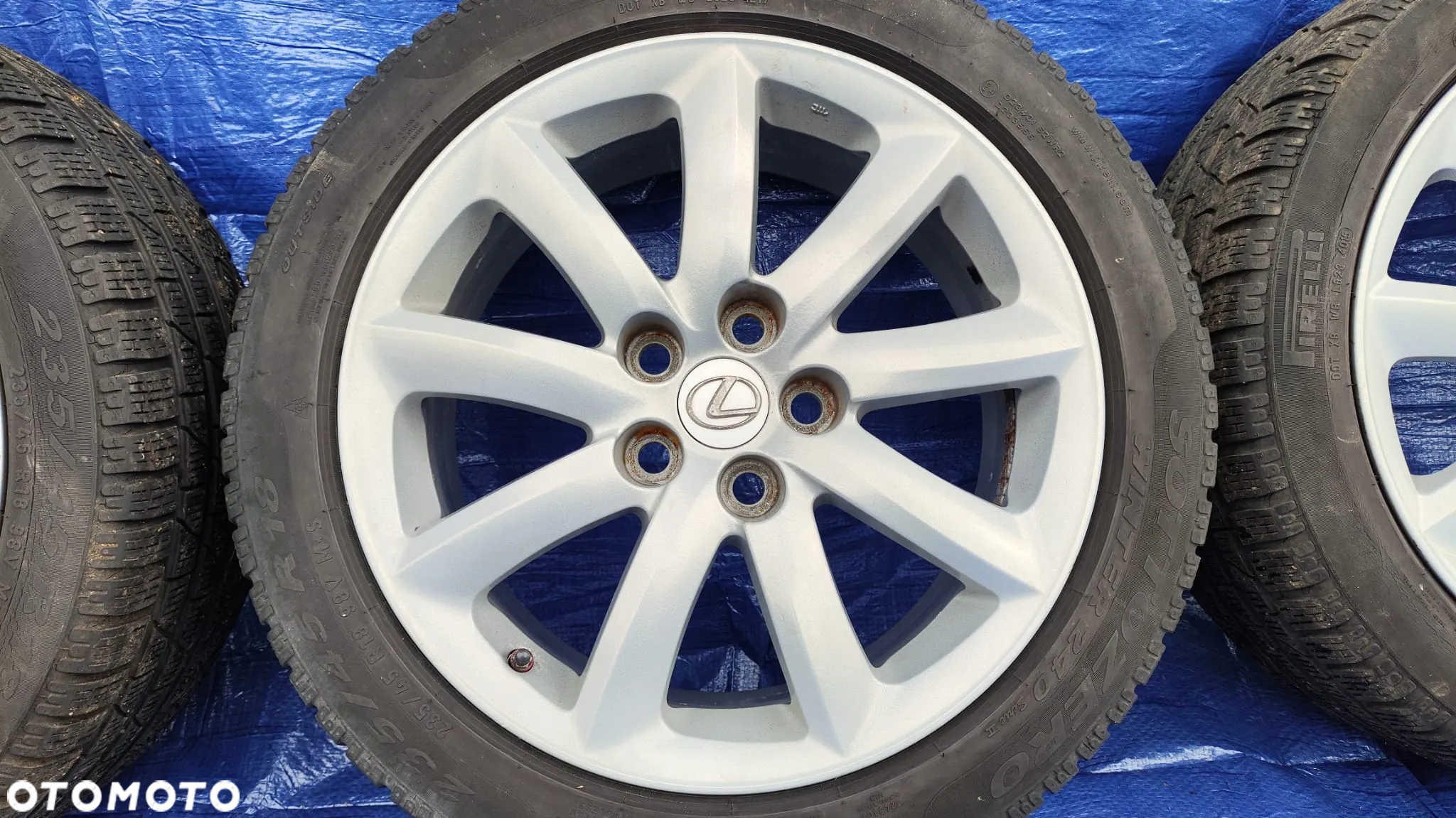 FELGI ALUMINIOWE ALUFELGI KOŁA 18 7.5J ET32 5x114.3 OPONY 235/45R18 LEXUS LS IV LS460 LS600 - 3