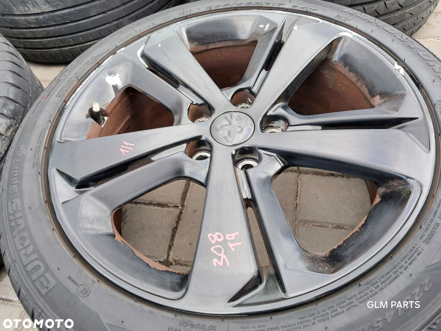 Peugeot 308 II T9 Felgi aluminiowe 17" 7,5" ET44 5x108 9677989777 - 8