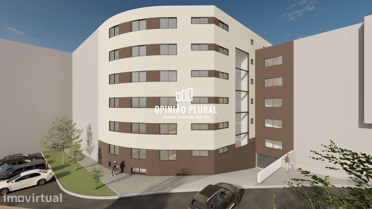 Elegante Apartamento T2 Moderno Novo à Venda em Vilar do Paraíso - Grande imagem: 5/16
