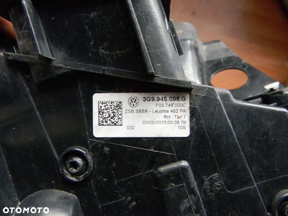 lampa prawa tył VW PASSAT B8 KOMBI EUROPA - 8