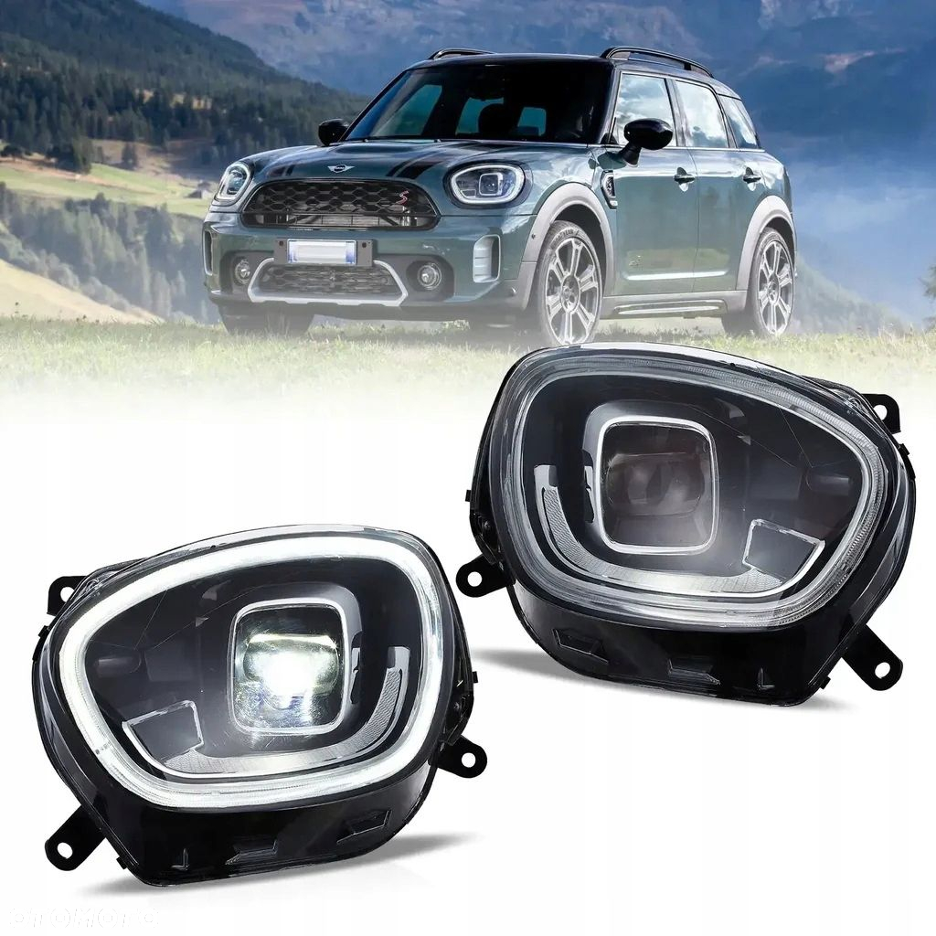 Reflektory Lampy kpl Full Led Diodowe Black Matrix Mini Countryman II 2 f60 - 14
