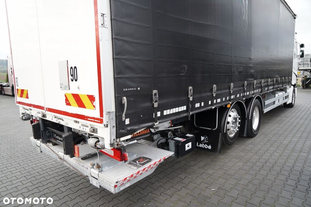 Renault T 440 / 6X2 / SOLÓWKA / FIRANKA 9.5 M / KLIMA POSTOJOWA / WINDA / ALUFELGI / OŚ PODNOSZONA - 15