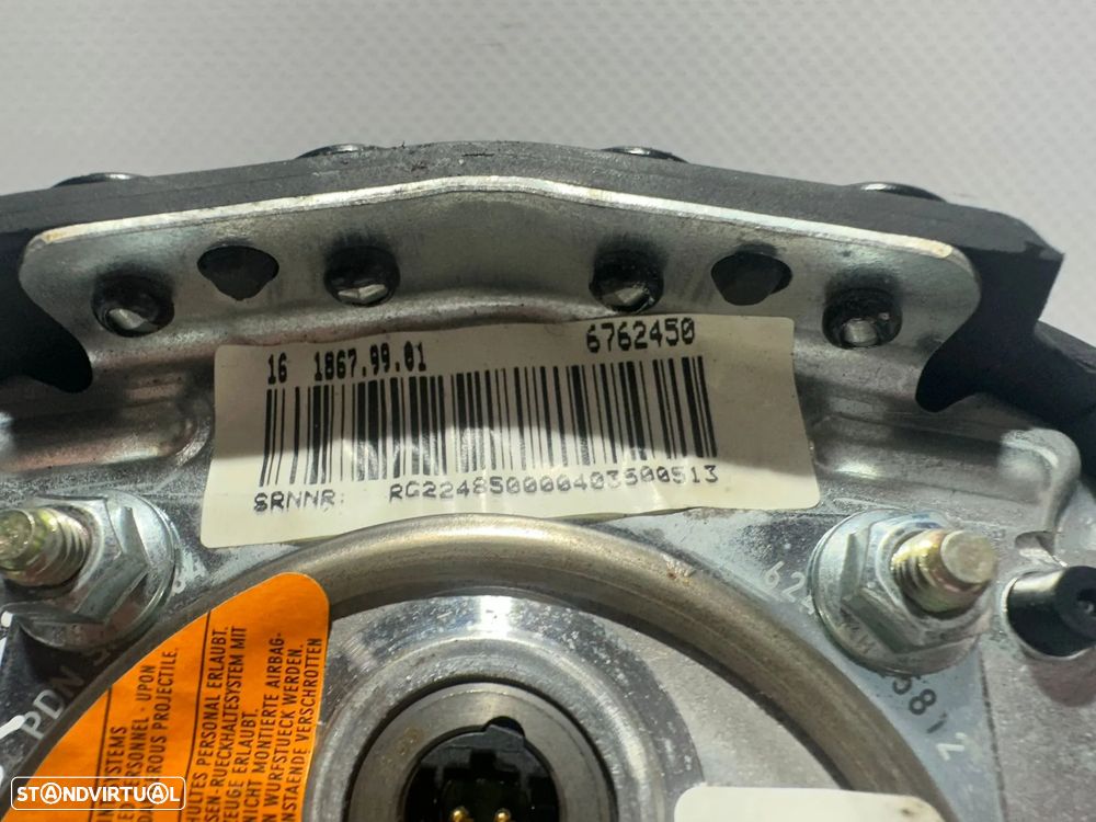 .Airbag Volante 3 Braços BMW Mini Cooper One S D R50 R52 Cabrio R53 6762450 2001 - 2007 - 6
