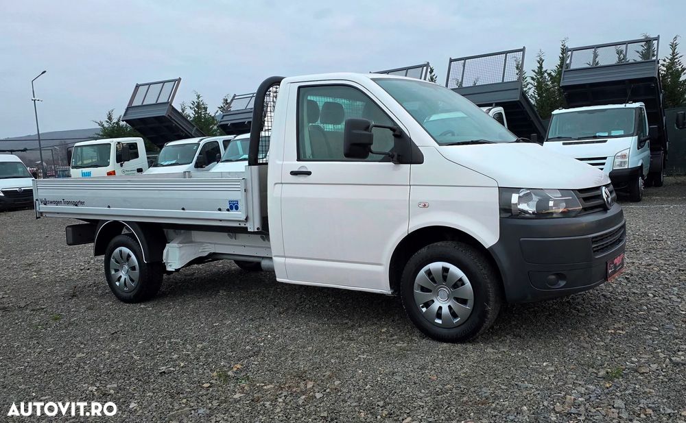 Volkswagen VW transporter facelift, pickup , 2.0 tdi, 140 cp, manual,        CLIMA, Euro 5, cruise control, 09/2011 (serie 2012)  factura, seap, finantare, PJ, rate PF - 2