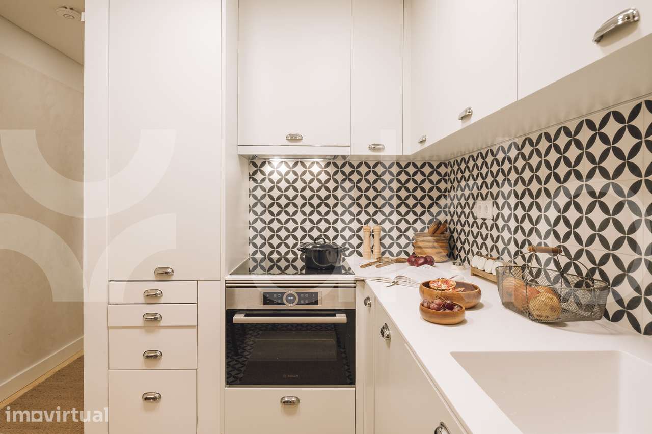 Apartamento T1 com terraço e piscina em Santos-o-Velho - Madragoa - Grande imagem: 4/24
