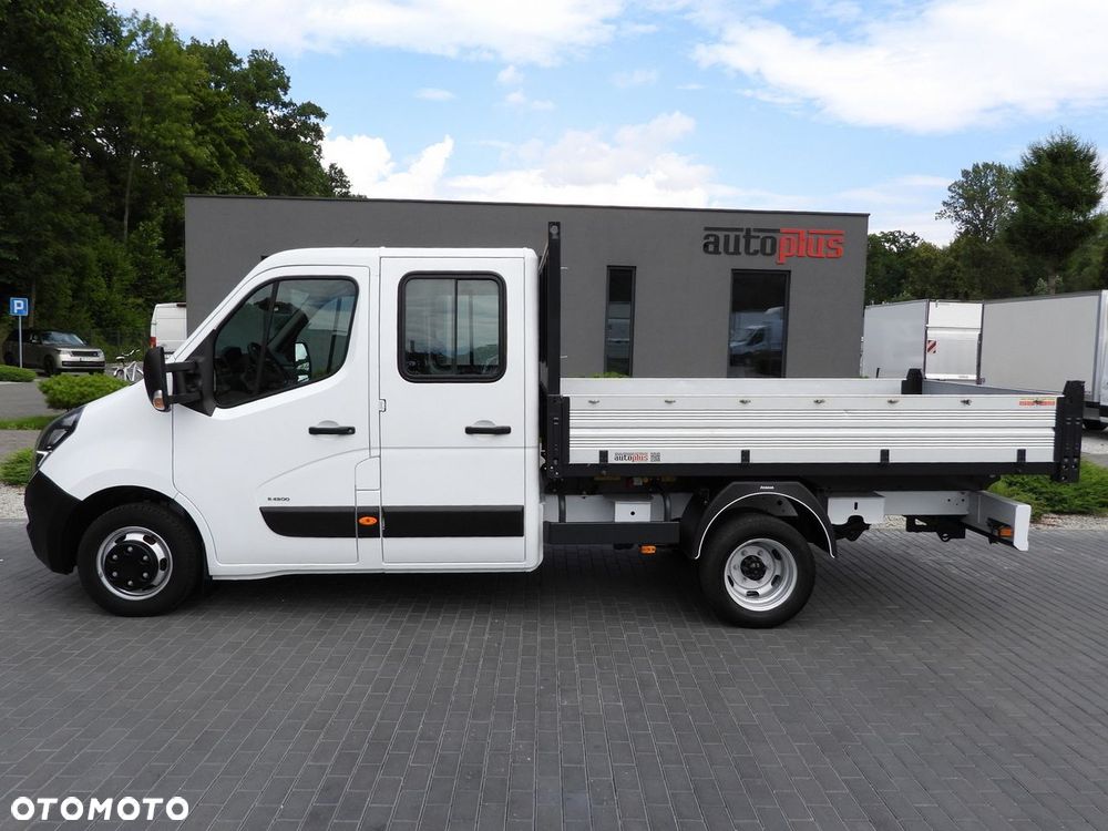 Opel MOVANO WYWROTKA PODWÓJNA KABINA DOKA 7 MIEJSC LEDY BLIŹNIACZE KOŁA KLIMATYZACJA  145KM - 9