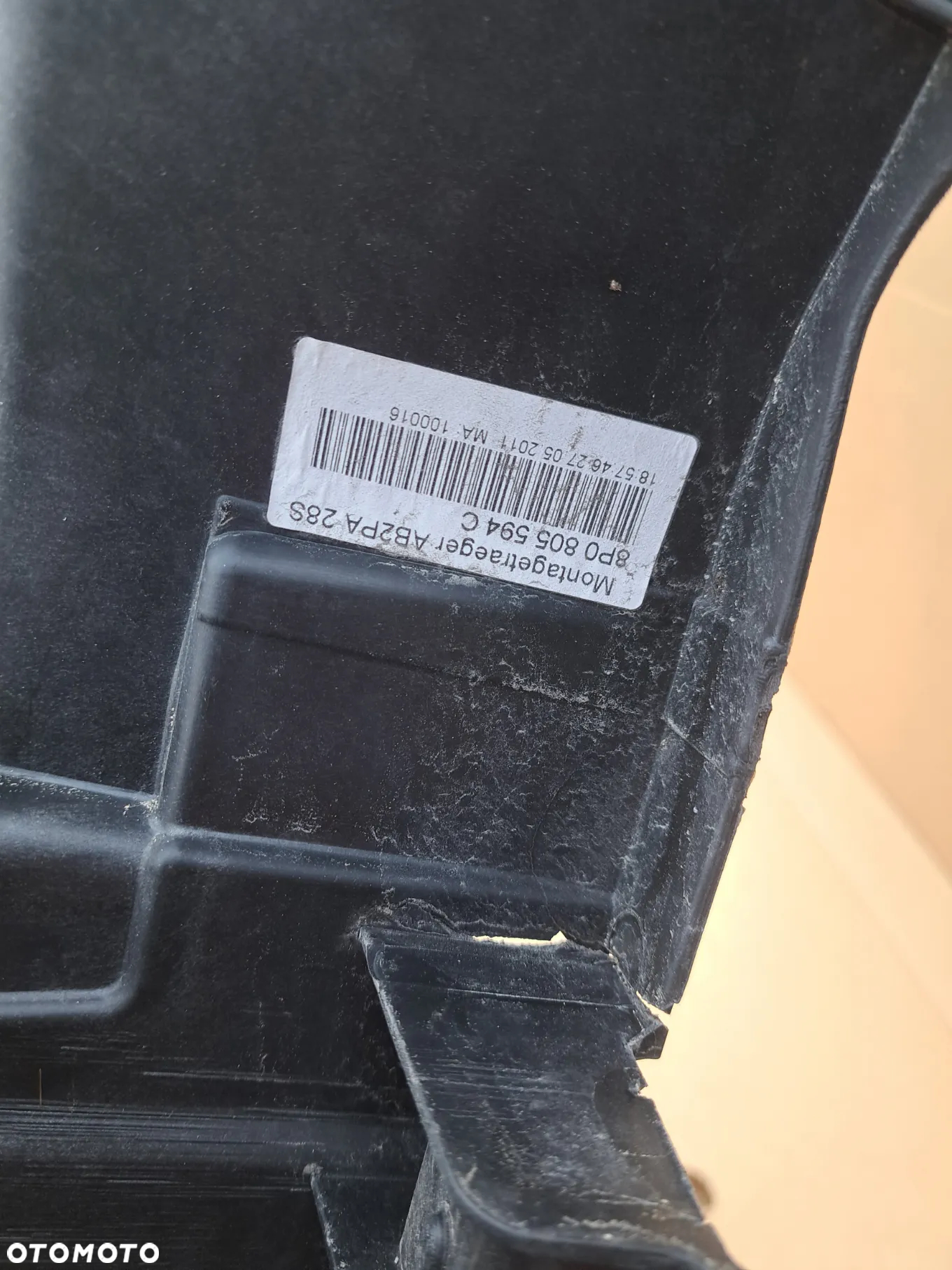 Pas przedni wzmocnienie czołowe Audi A3 A-3 8P 8P0805594C 8P0823509H 2008 2009 2010 2011 2012 - 8