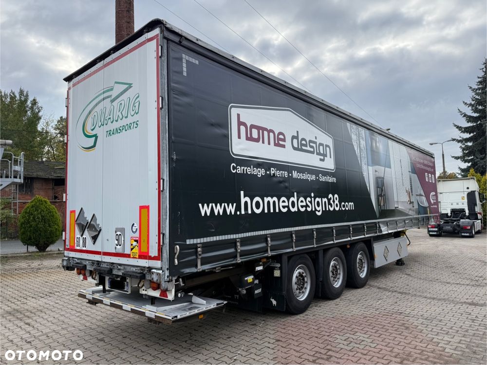 Schmitz Cargobull Firanka* Standart z Regulowanym Dachem* Osie SCHMITZ* 2x OŚ PODNOSZONA*  PALECIARA* Nowe Plandeki i Dach* Z Francji - 6