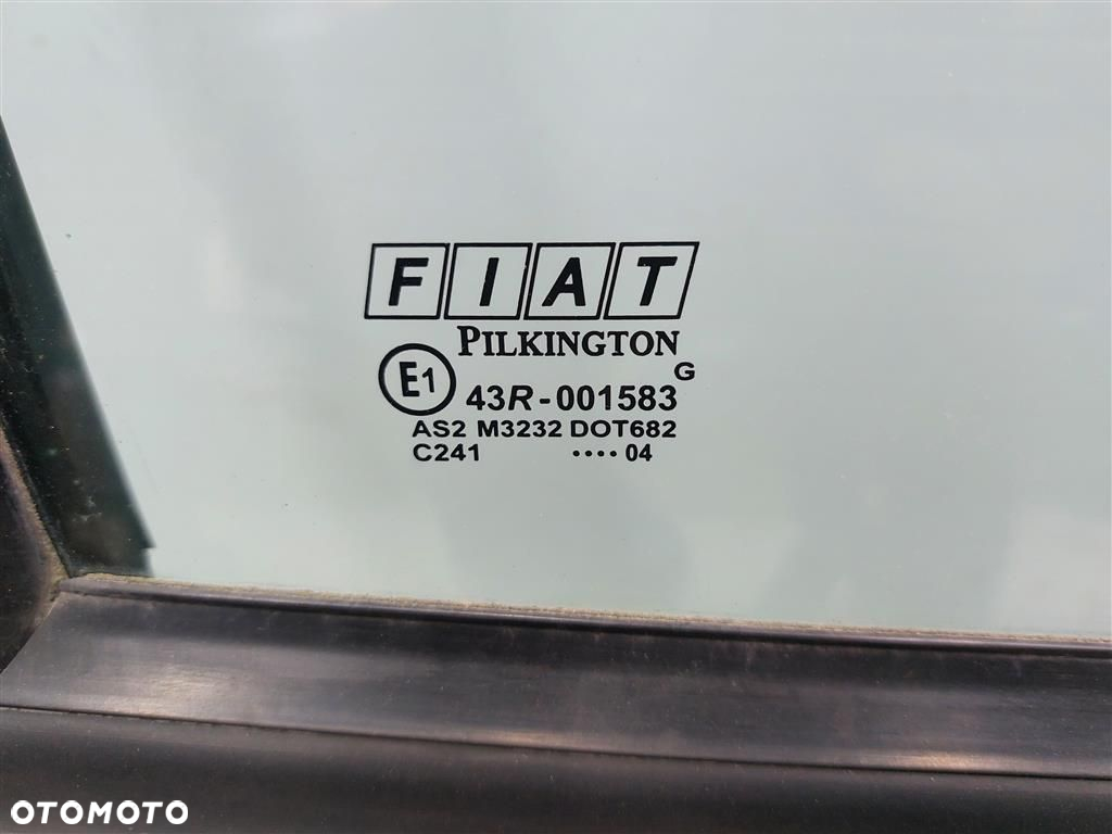Drzwi przednie prawe SZYBA przód Fiat Panda II 2003-2013R BIAŁE - 7