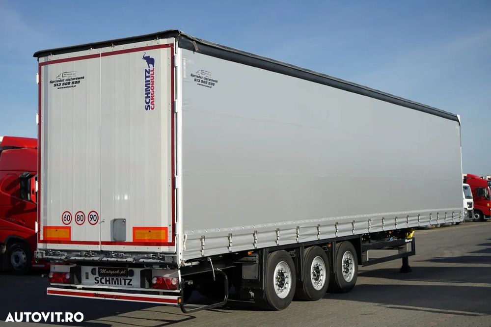 Schmitz Cargobull CORTINĂ / JOLODA / REMORCA RODA / VARIOS / 385/55 R22.5 / ACOPERIȘ CULISANT - 5