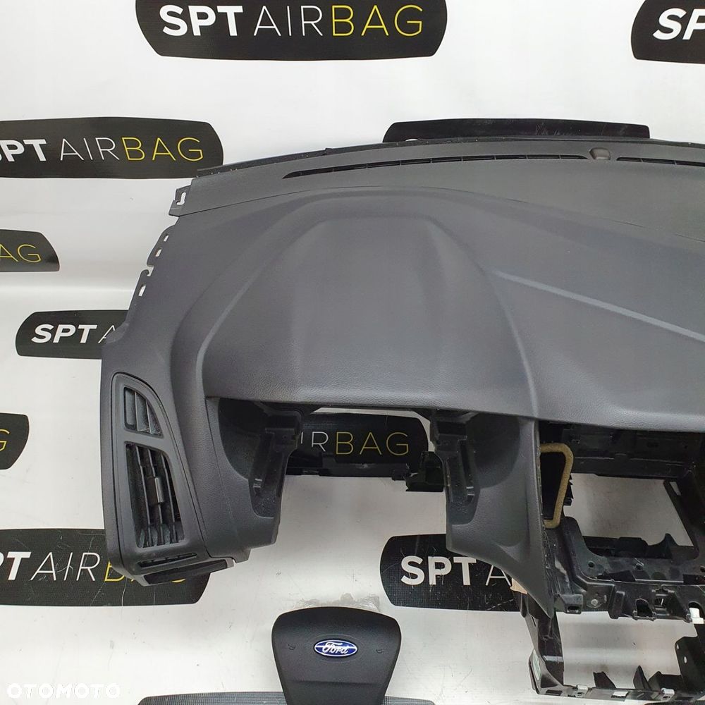 FORD FOCUS MK3 III 3 LIFT KOKPIT DESKA KONSOLA PULPIT PODUSZKA AIRBAG AIR BAG PASY KIT SET - 2