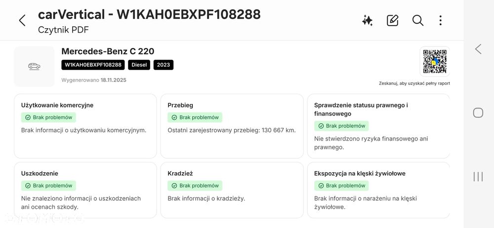 Mercedes-Benz Klasa C 220 d 9G-TRONIC Avantgarde - 12