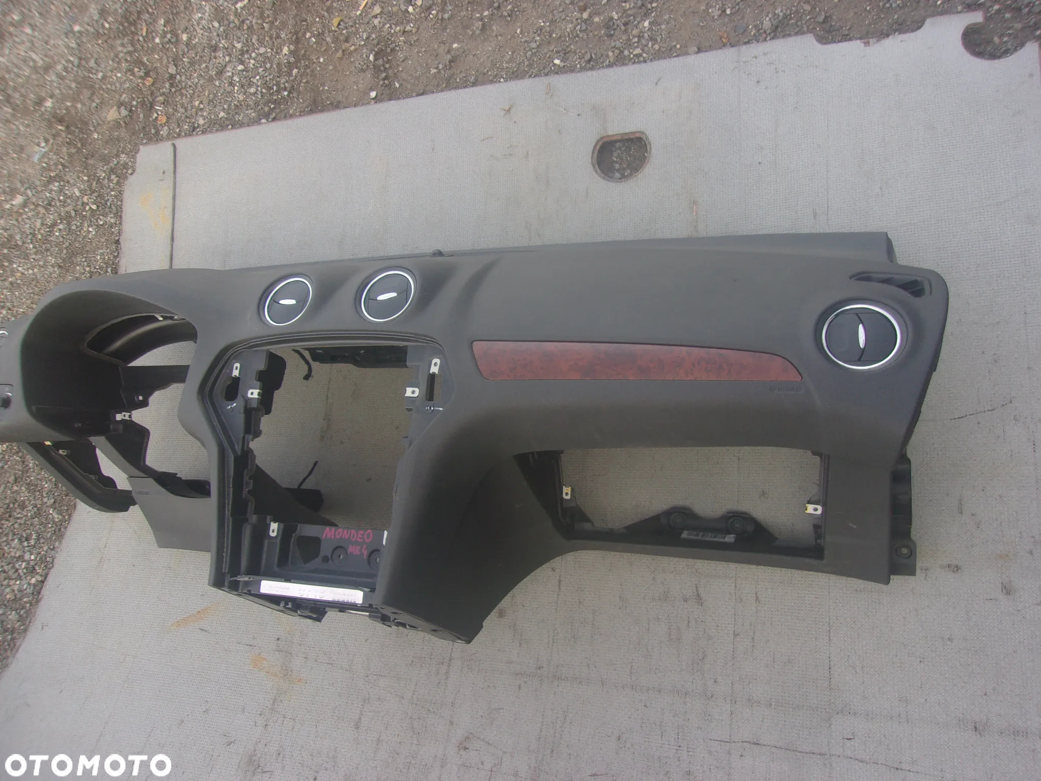 DESKA ROZDZIELCZA KONSOLA KOKPIT AIRBAG FORD MONDEO MK4 (2007-2010) EUROPA - 2