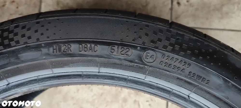 OPONY LETNIE 235/40R18 95Y XL CONTINENTAL SPORT CONTACT 6 (5122) LATO 2x6mm 2x5mm KOMPLET 4 SZTUKI - 7