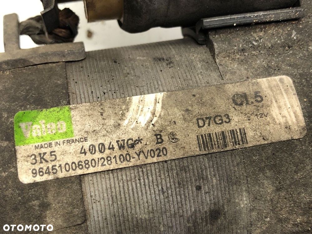 ROZRUSZNIK  CITROEN C4 GRAND PICASSO I (UA_) 2006 - 2013 1.6 HDi 80 kW [109 KM] olej napędowy 2006 - 5