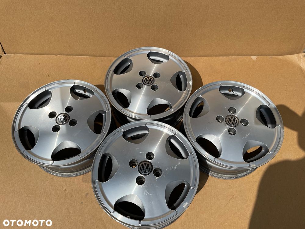 Felgi Aluminiowe Vw Golf II III Polo Canada 357601025H 191601025Q 6J 15 ET35 4x100 Oryginalne - 1