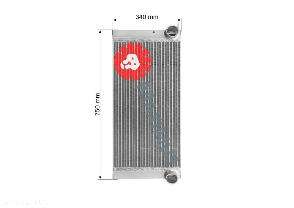 NOWA CHŁODNICA WODY JCB 536 540 531 533 535 536 536 540 541 550 30/927040 30927040 - 3